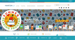 Desktop Screenshot of hampton.gov
